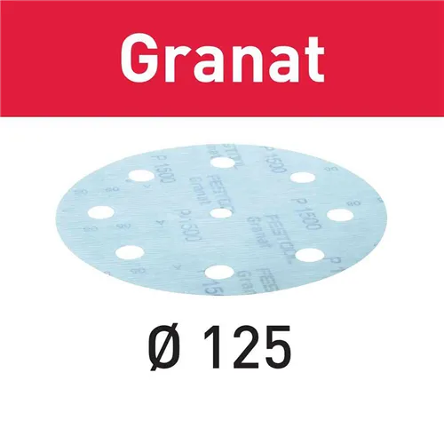 Festool Brusné kotouče STF D125/8 - P180 GR/100 Granat
