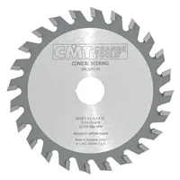CMT Předřezový kotouč kónický pro CNC stroje - D200x4,3-5,5 d20 Z36 HW