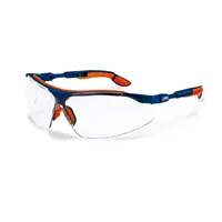 Uvex I-VO Ochranné brýle - zorník čirý, modro-oranžové