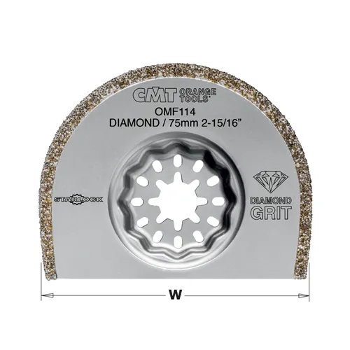 CMT Starlock Diamantový pilový list s extra životností na cihlu a beton - 75 mm, sada 5ks