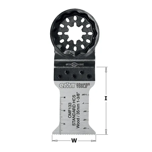 CMT Starlock Ponorný pilový list HCS, na dřevo - 35 mm, sada 50ks