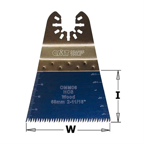 CMT Ponorný pilový list s japonským zubem HCS, na dřevo - 68mm, sada 5 ks