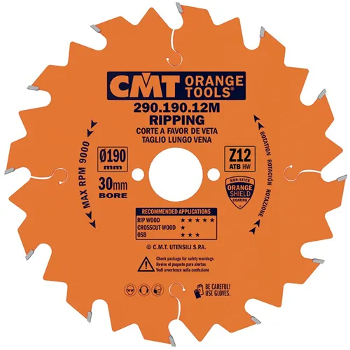 CMT Orange Pilový kotouč pro podélné řezy - D200x30 Z24 HW
