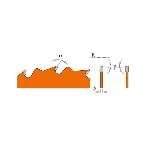 CMT Orange Pilový kotouč pro elektronářadí, podélný řez - D240x30 Z24 HW