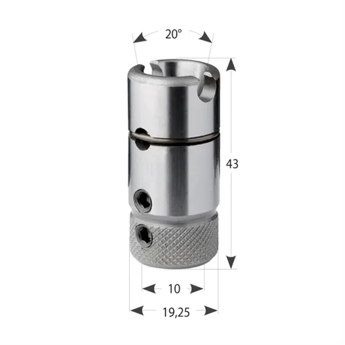 Rychloupínací pouzdro 360 Morbidelli pro vrták S10, D19,25x43 20° P-L