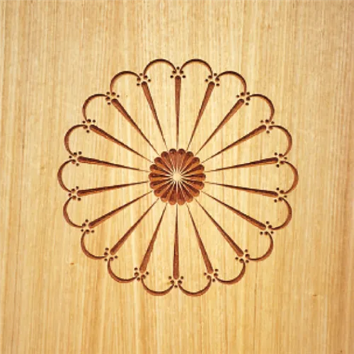 CMT Šablona na ornamenty růžicové vzory Malý španělský vějíř 200mm
