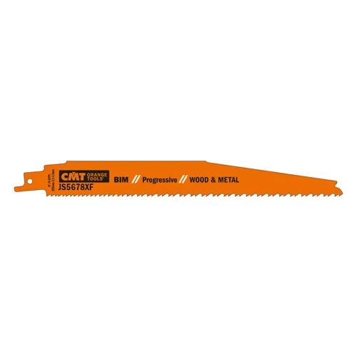 CMT Pilový plátek do pily ocasky BIM Progressive Wood-Metal 5678XF - L225, I205, TPI6-12 (bal 20ks)