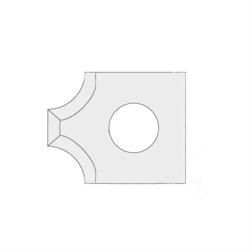 IGM N031 Žiletka tvrdokovová radiusová - 2xR2 15x18x2 UNI