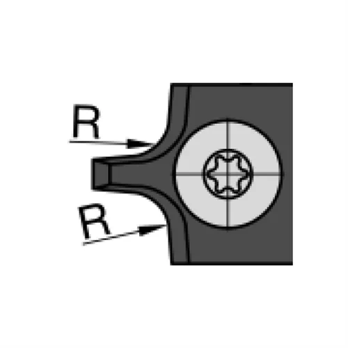 IGM N031 Žiletka tvrdokovová radiusová - 2xR3 16x17,5x2 UNI