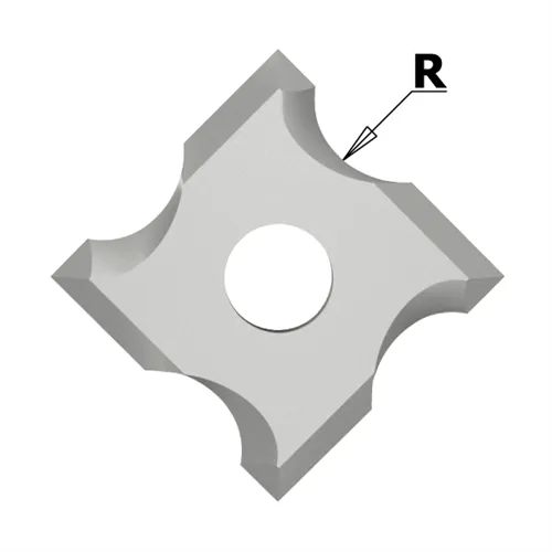 IGM N034 Žiletka tvrdokovová radiusová - R1,5 mm MDF+