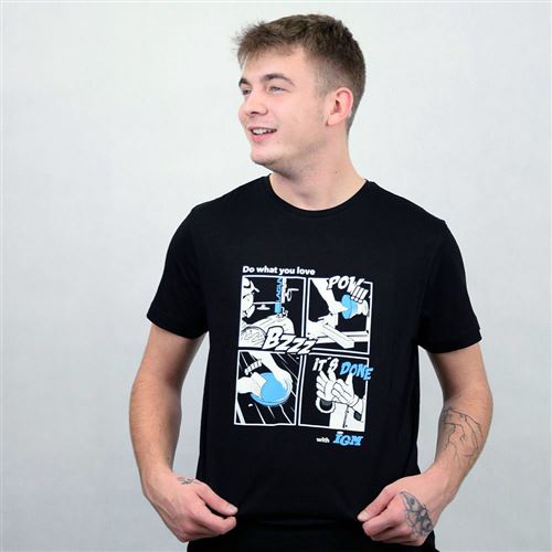 IGM Comics Bowl T-Shirt, schwarz – Gr. XL