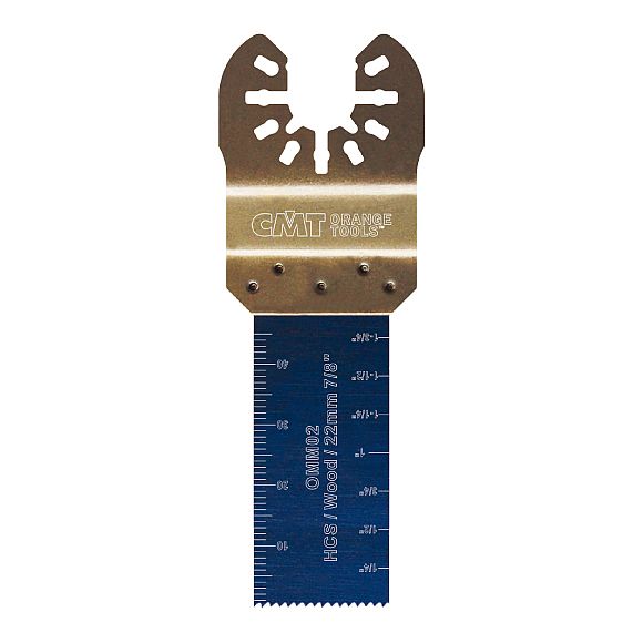 CMT Ponorný pilový list s tvrzeným zubem HCS, na dřevo - 22mm C-OMM02-X1