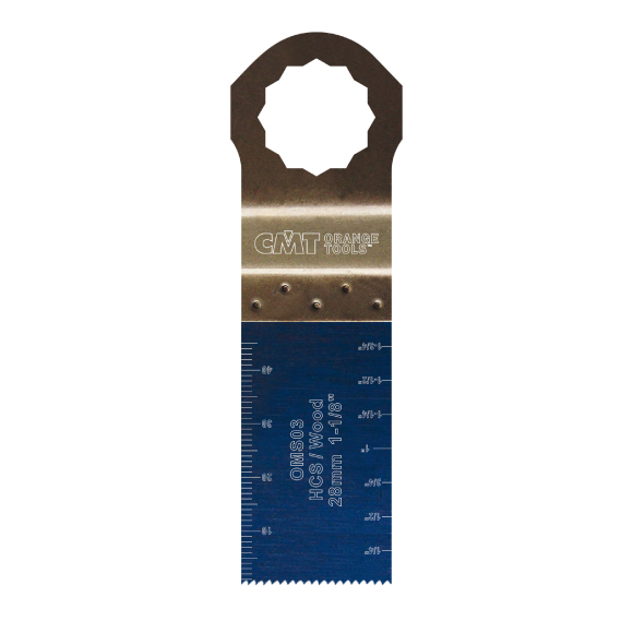 CMT Ponorný pilový list s tvrzeným zubem HCS, na dřevo - 28mm, pro Fein, Festool C-OMS03-X1
