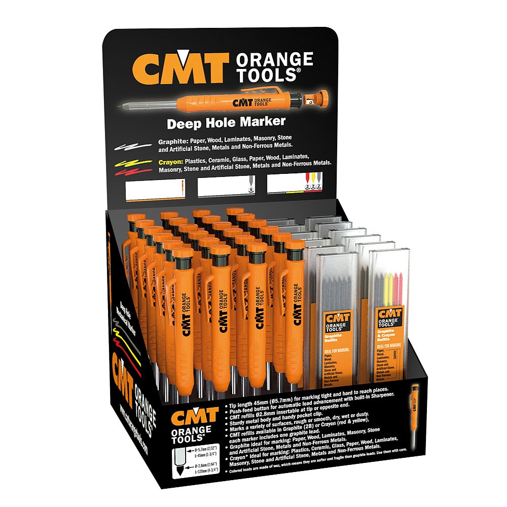 CMT Promo Sada 24ks Značkovací tužka, 8ks tuhy, 4ks barevné tuhy CPCL-3D